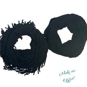🟢5/$25  Lot/2 Rue21 Infinity Scarves Scarf